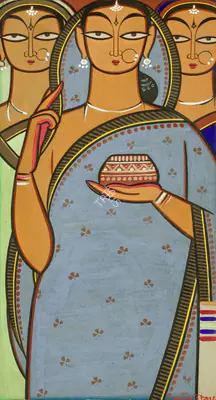 Roy, Jamini (Artist). Untitled (Three Women), n.d. | Painting, Ch.NeY/25.03.26, 2026 · Christie's