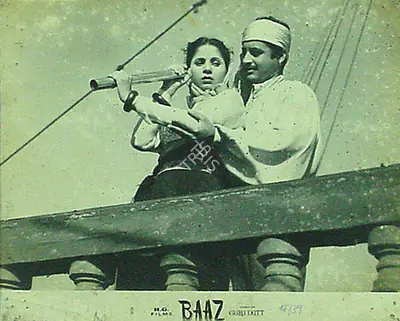 V.K. Murthy (Cinematographer), Baaz, 1953, Lobby Card