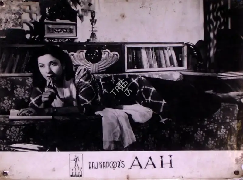 Jaywant Pathare (Cinematographer), Aah, 1953, Lobby Card
