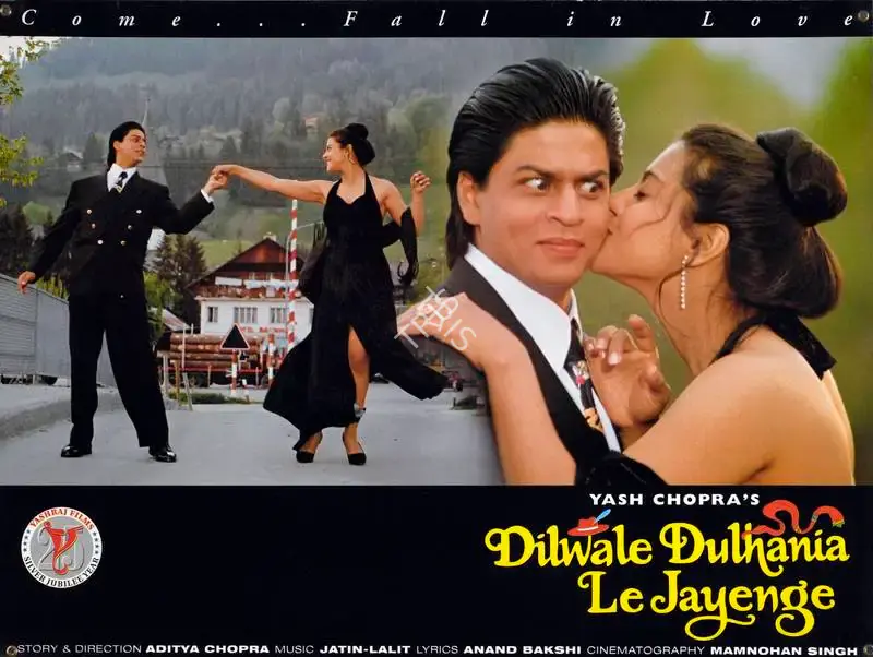 Yash Chopra (Producer), Dilwale Dulhania Le Jayenge, 1995, Lobby Card