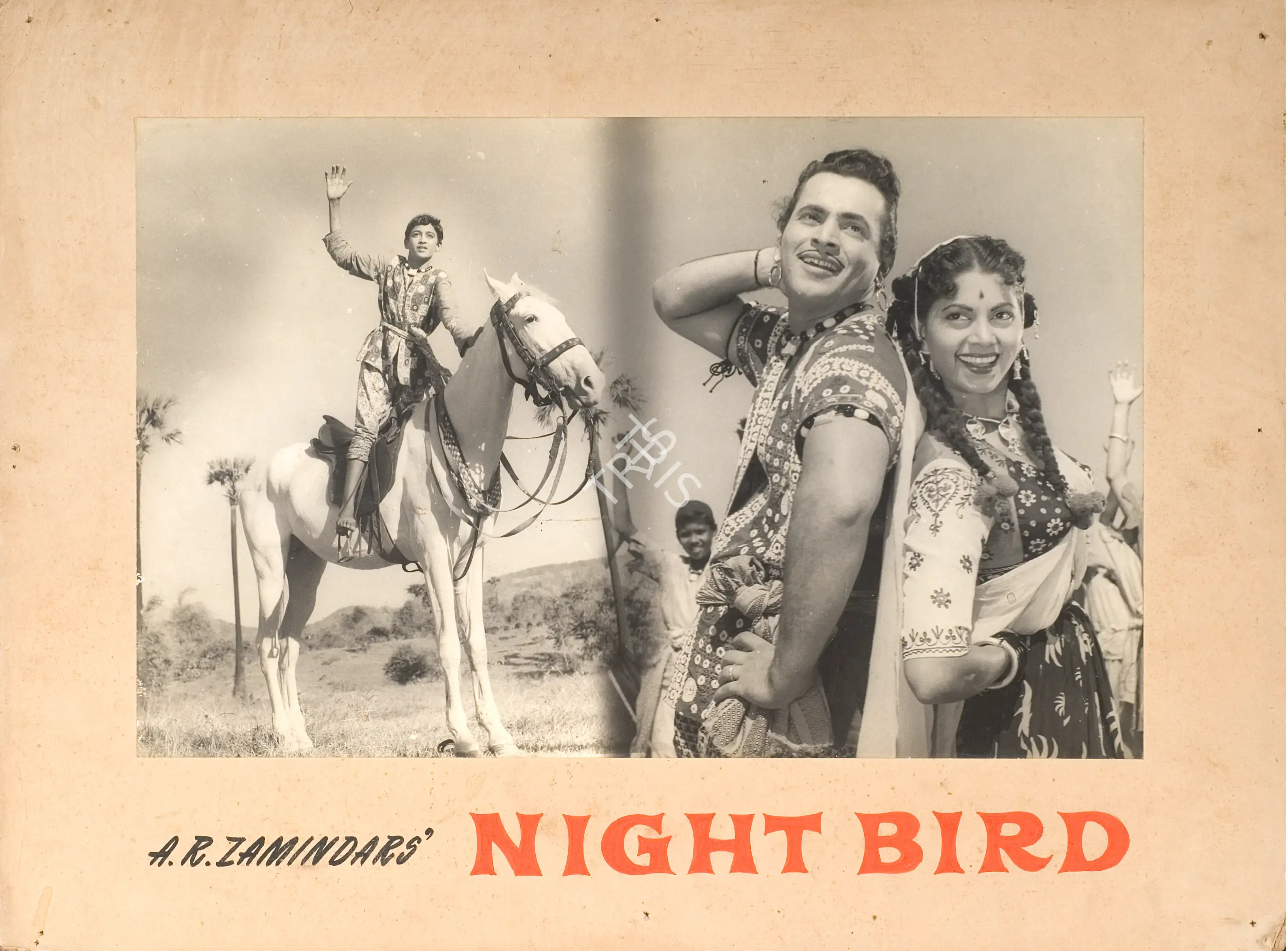 A.R. Zamindar (Producer), Khooni Hira, 1961, Photographic Still Mounted on Lobby Card