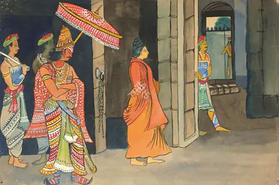Chittaprosad (Artist), Untitled, 1940, Painting
