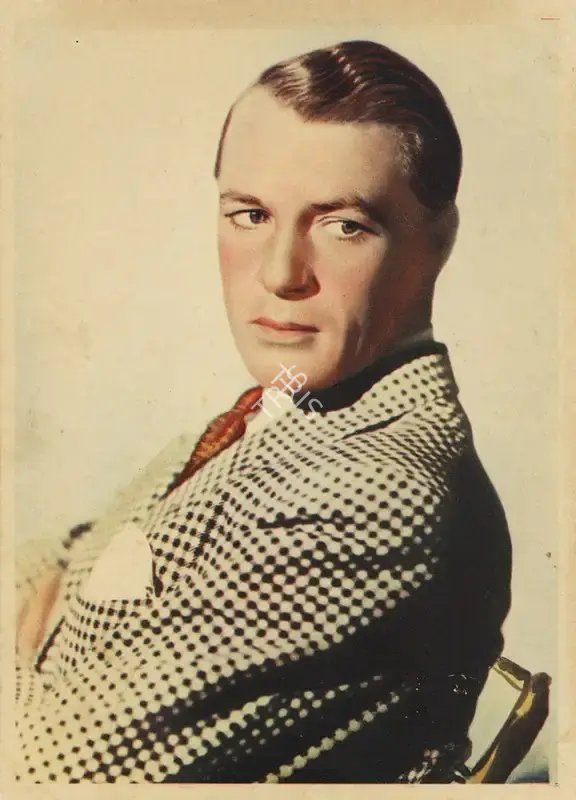 Nestle (Sponsor), Nestle (Sponsor), Stars of the Silver Screen: Gary Cooper | Trading Card, 1930s, Trading Card