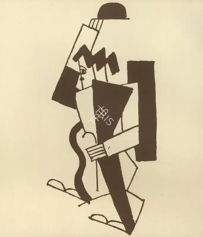 Léger, Fernand (Artist), An illustration of Chaplin | Original Artwork, 1979, My Life in Pictures, 1985 | CinemaEducation | 00795015