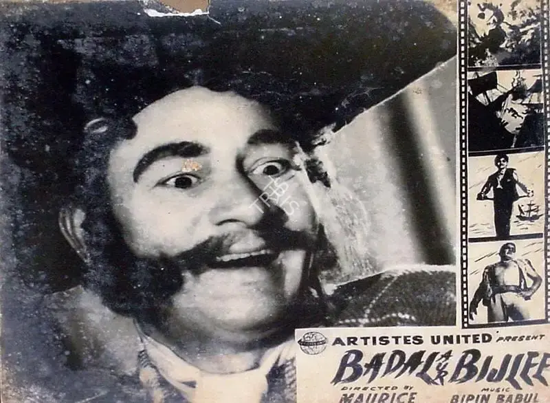 Four Aces (Producer), Badal Aur Bijlee, 1956, Lobby Card