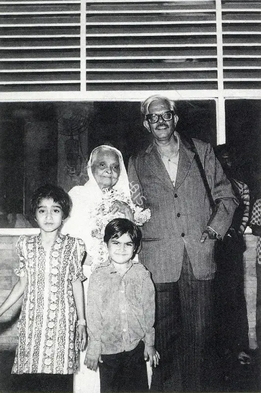 Unknown (Photographer). Bhupen Khakhar with his mother and other family members before his departure for Europe. Photographic Still, 1976 | Contemporary Photograph, Bhupen Khakhar, 1998 | Photography | 00149864