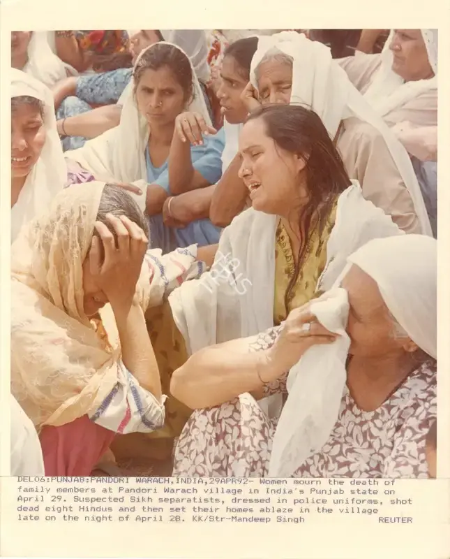 Mandeep Singh (Photographer), Del06: Punjab: Pandori Warach, India, 29Apr92, 1992, Contemporary Photograph