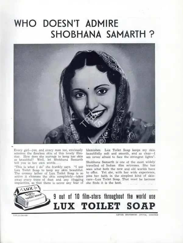 Lux (Advertiser), Advertisement for the Lux Toilet Soap, 1942, Advertisement