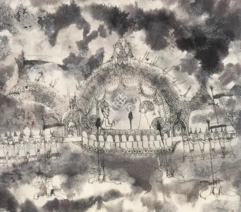 Ramanujam, K. (Artist). Untitled (Dream), n.d. | Painting, Ch.NeY/23.09.20, 2020 · Christie's