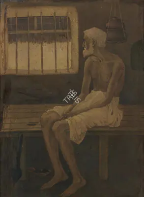 Sushil Sen (Artist), Untitled, 1945, Painting