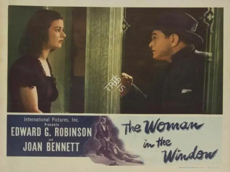 Milton R. Krasner (Cinematographer), The Woman in the Window, 1944, Lobby Card