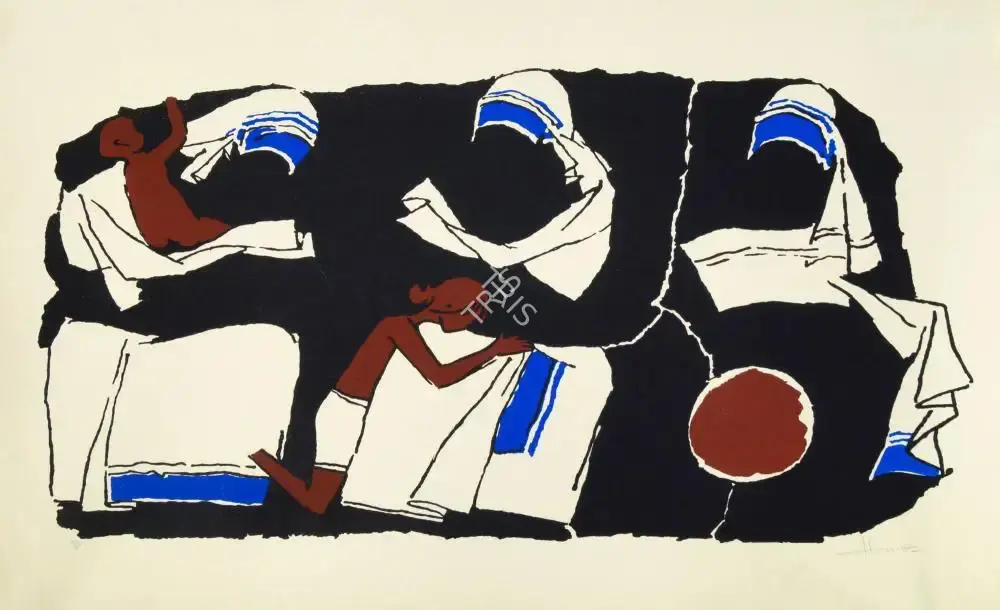 M.F. Husain (Artist), Mother Theresa series, Graphic Art