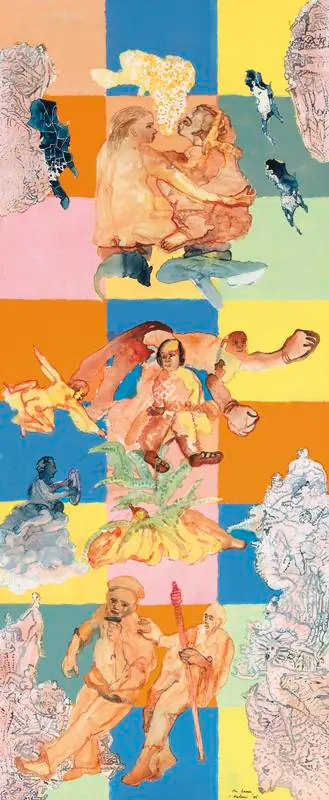 Nalini Malani (Artist), The Game, 2005, Painting