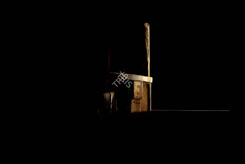 Hemant Chaturvedi (Photographer), The seats inside Anurag Talkies, Meerut, Uttar Pradesh, 2024, Contemporary Photograph