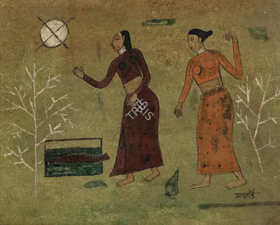 V.S. Gaitonde (Artist), Untitled, 1953, Painting