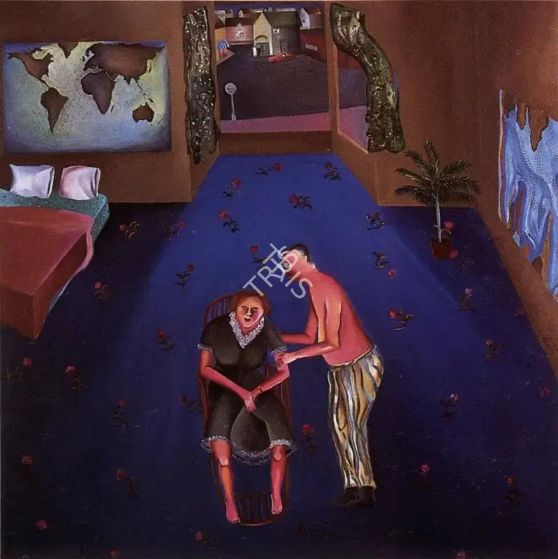 Khakhar, Bhupen (Artist). Weatherman, 1979 | Painting, Ch.Lon/16.10.95, 1979
