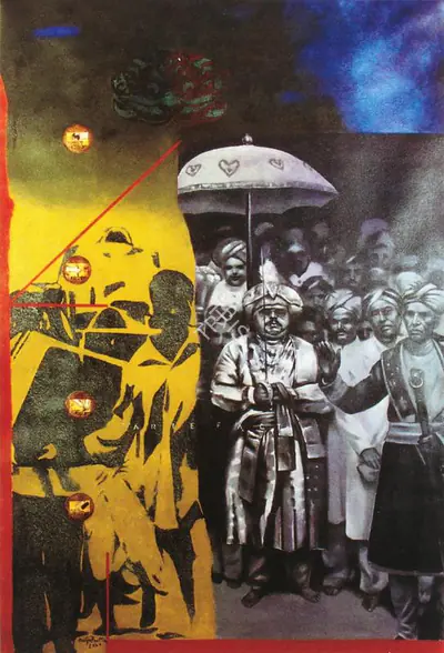Baiju Parthan (Artist), Artefact, Painting