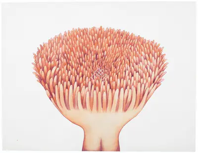 Minal Damani (Artist), Flower, 2008, Painting