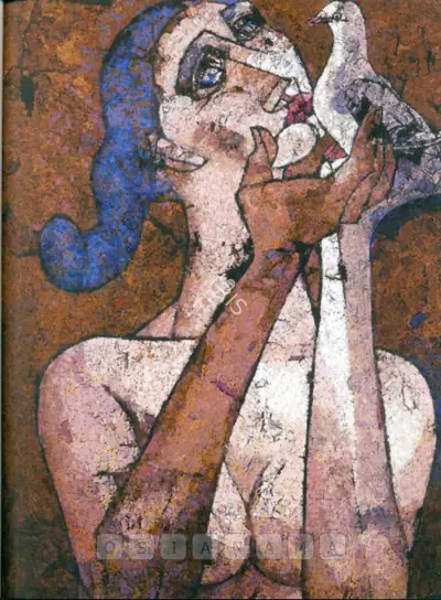 Jamil Naqsh (Artist), Untitled, Painting