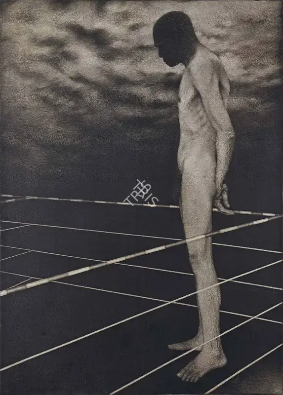 Broota, Rameshwar (Artist). Man - 18th, 1983 | Painting, AG.Onl/30.04.23, 2023 · Asta Guru