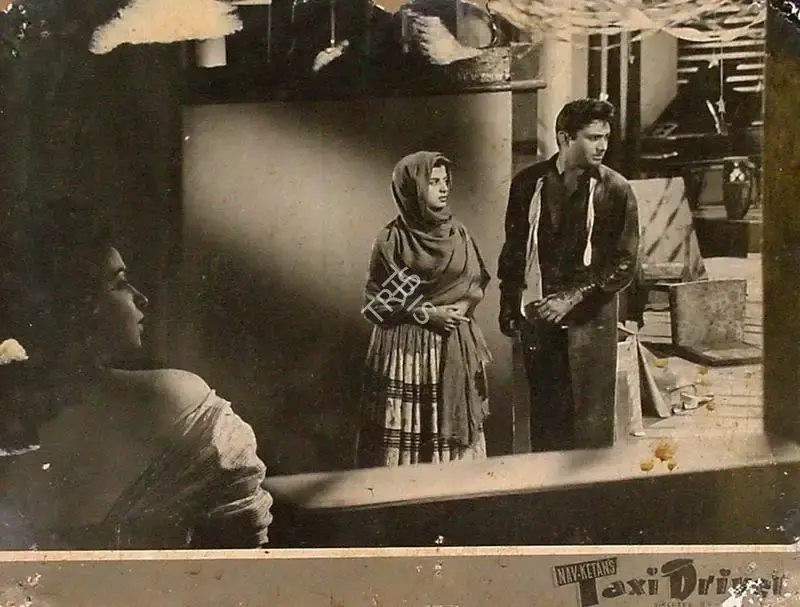 V. Ratra (Cinematographer), Taxi Driver, 1954, Lobby Card