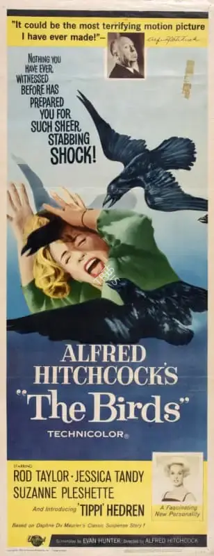 Alfred Hitchcock (Producer), The Birds, 1963, Poster