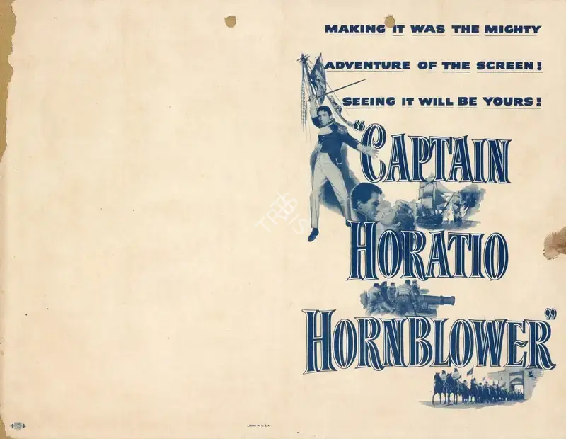 Raoul Walsh (Director), Captain Horatio Hornblower, 1951, Handbill