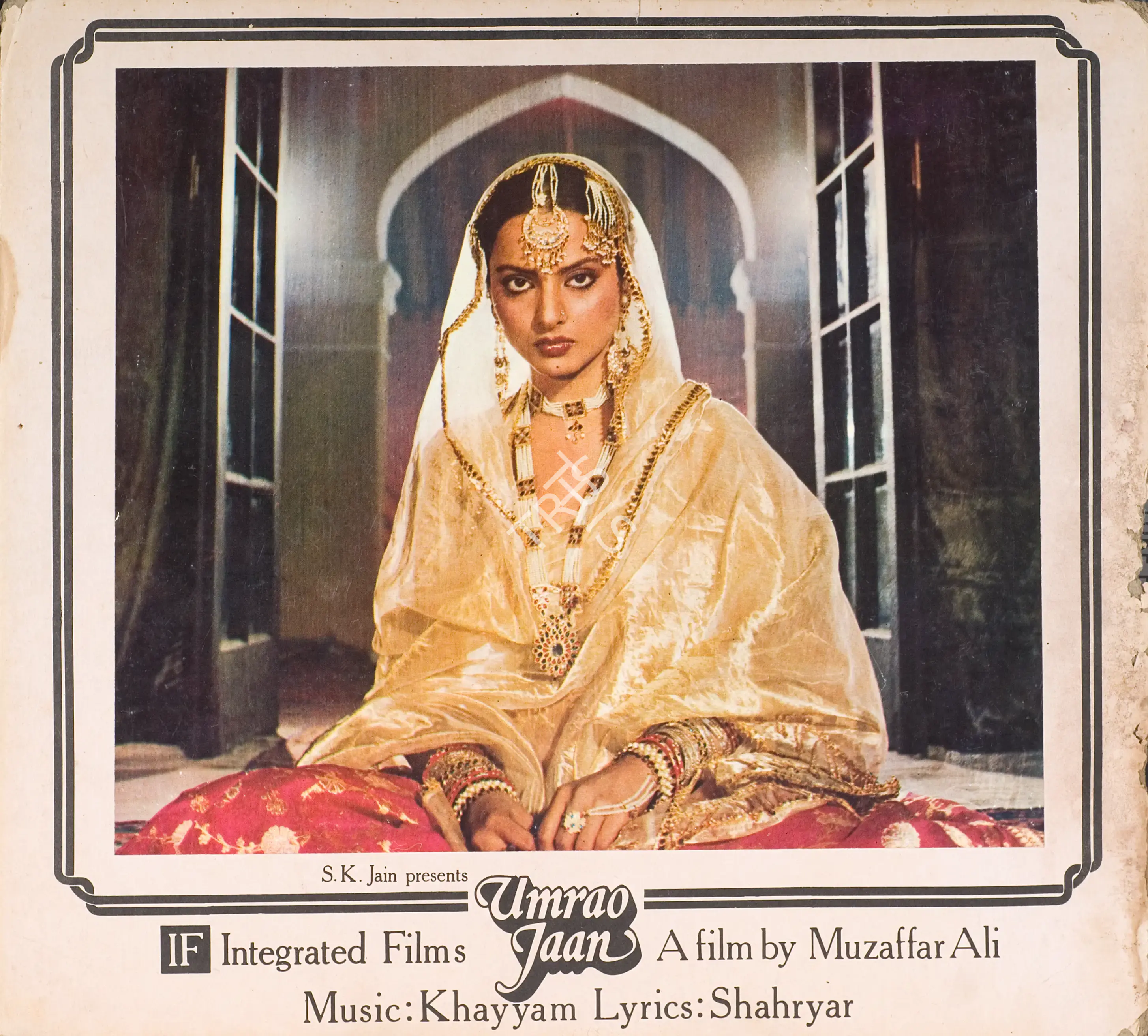 Muzaffar Ali (Producer), Umrao Jaan, 1981, Photographic Still Mounted on Lobby Card