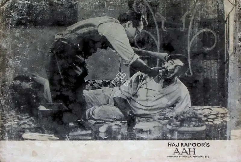 Jaywant Pathare (Cinematographer), Aah, 1953, Lobby Card