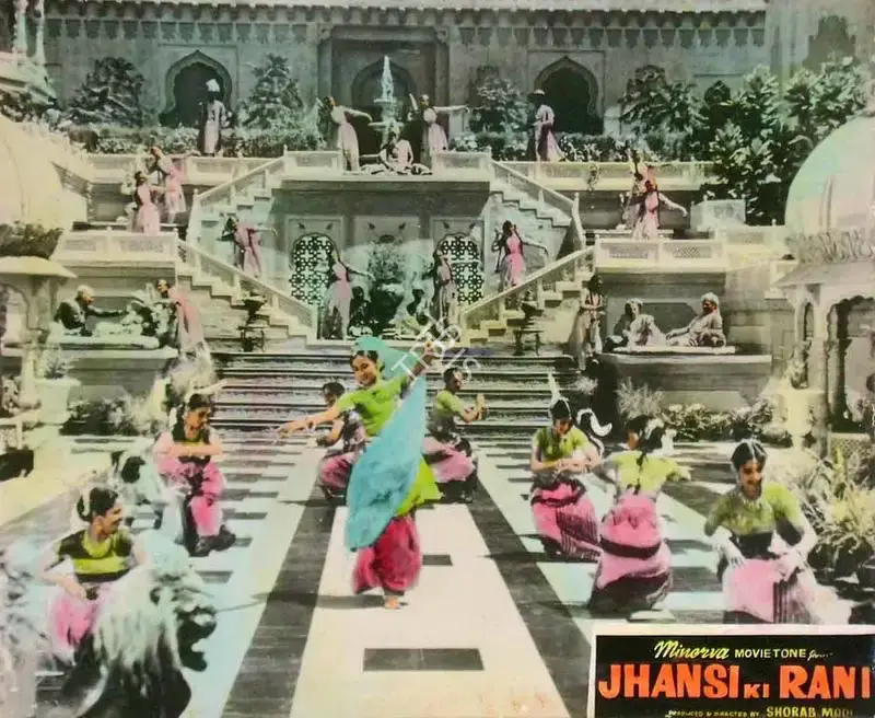 Sohrab Modi (Producer), Jhansi Ki Rani, 1953, Lobby Card