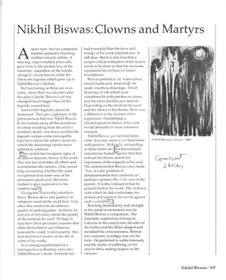 Ella Datta (Essayist), Nikhil Biswas, 1989, Essay