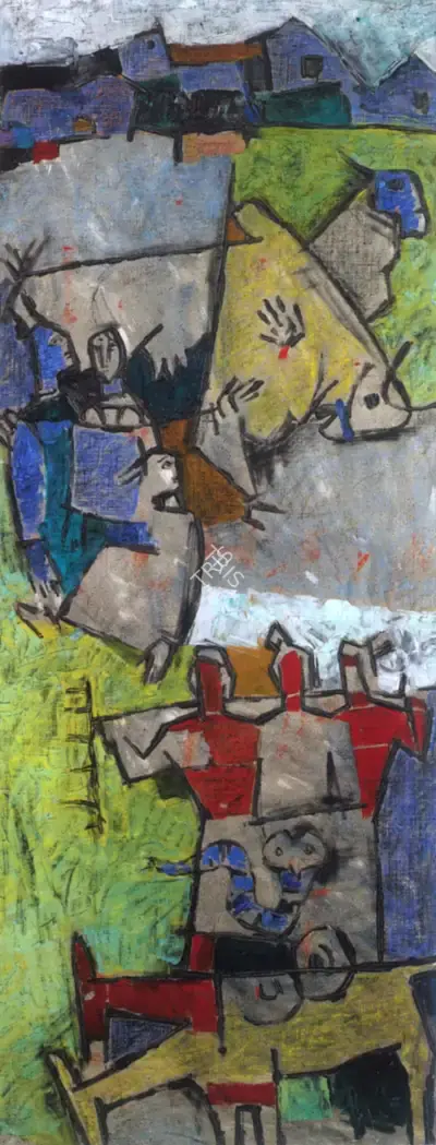 Ramkumar (Artist), Untitled, 1956, Painting