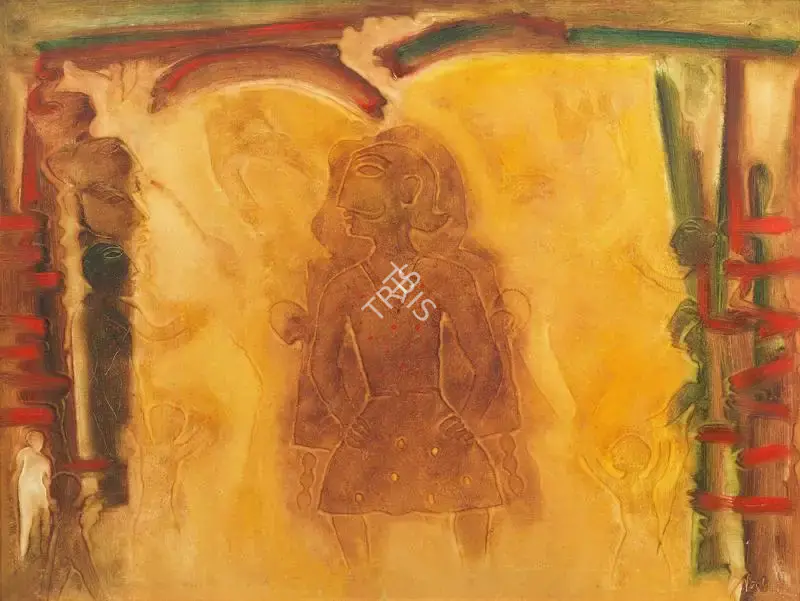 S.G. Vasudev (Artist), Theatre of Life, 1999, Painting