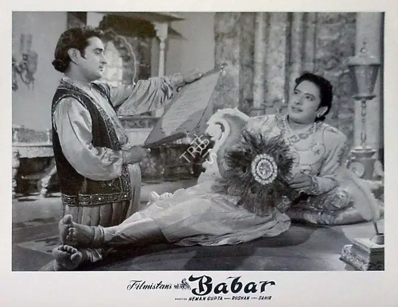 Vasant Beltangdi (Cinematographer), Babar, 1960, Lobby Card