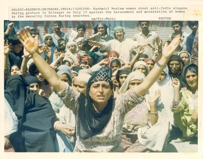 Meraj (Photographer), Del02: Kashmir: Srinagar, India: 13July90, 1990, Contemporary Photograph