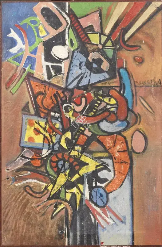 Ahmed Parvez (Artist), Untitled, 1975, Painting