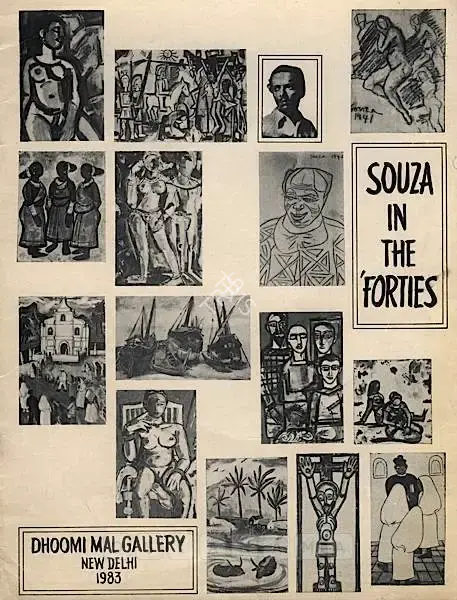 F.N. Souza (Artist), Souza in the Forties, 1983, Solo Exhibition Catalogue