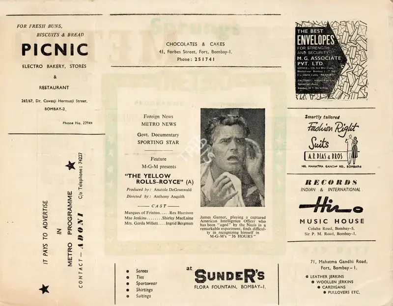 George Seaton (Director), 36 Hours, 1964, Handbill