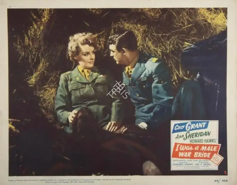 Howard Hawks (Director), I Was a Male War Bride, 1949, Lobby Card