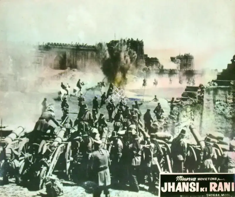Sohrab Modi (Producer), Jhansi Ki Rani, 1953, Lobby Card
