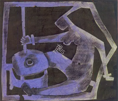 M.F. Husain (Artist), Doll Series, 1954, Graphic Art