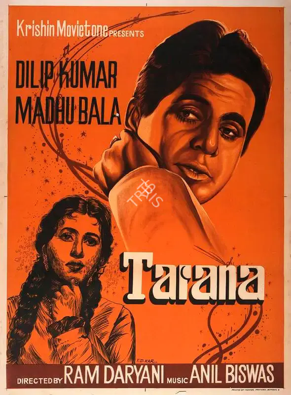 Ram Daryani (Director), Tarana, 1951, Full Sheet Poster