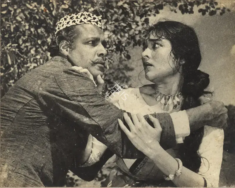V. Babasaheb (Cinematographer), Gunga Jamuna, 1961, Photographic Still