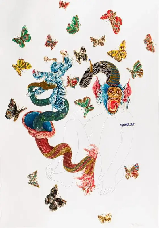 Raqib Shaw (Artist), Untitled, 2007, Painting