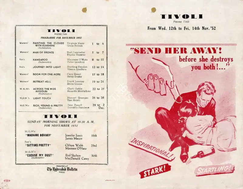 Stuart Heisler (Director), Journey into Light, 1951, Handbill