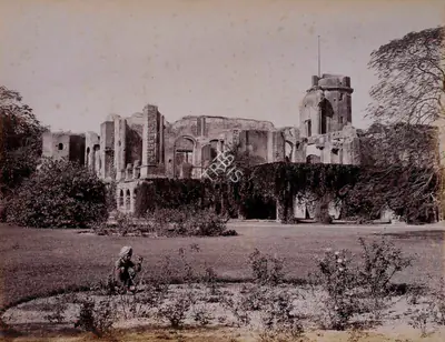 Unknown (Photographer), Residency Scene of the Mutiny, Lucknow, Antiquarian Photograph