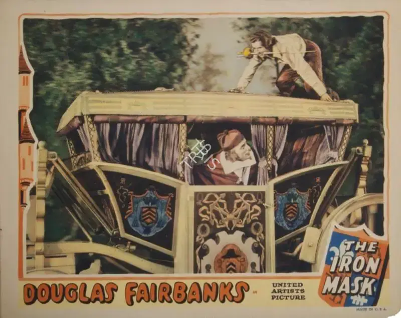 Allan Dwan (Director), The Iron Mask, 1929, Lobby card