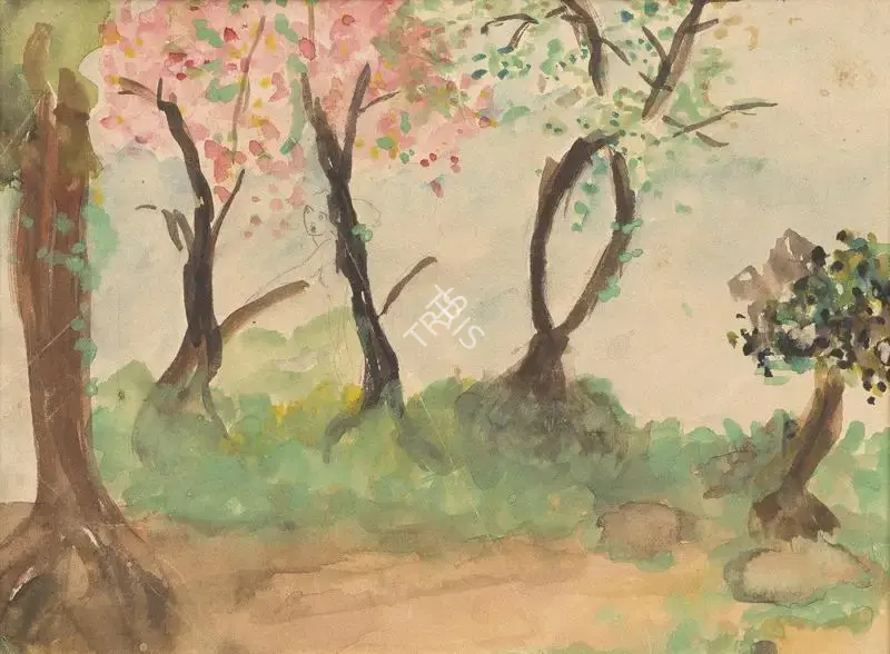 Amrita Sher-Gil (Artist), Simla Taj, 1923, Painting