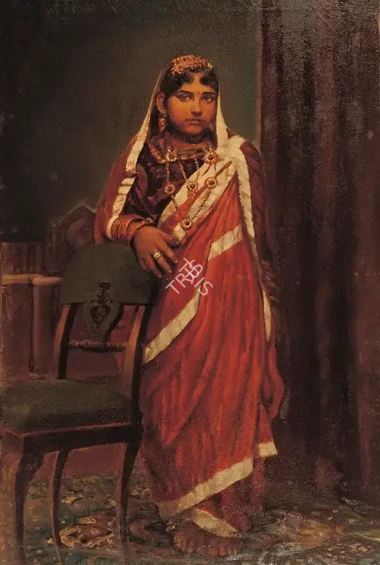 Hemendranath Mazumdar (Artist), Young Bride, 1942, Painting