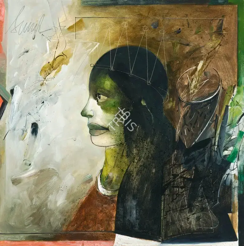 Das, Sunil (Artist). Untitled, 1997 | Painting, Ch.NeY/27.03.24, 2024 · Christie's
